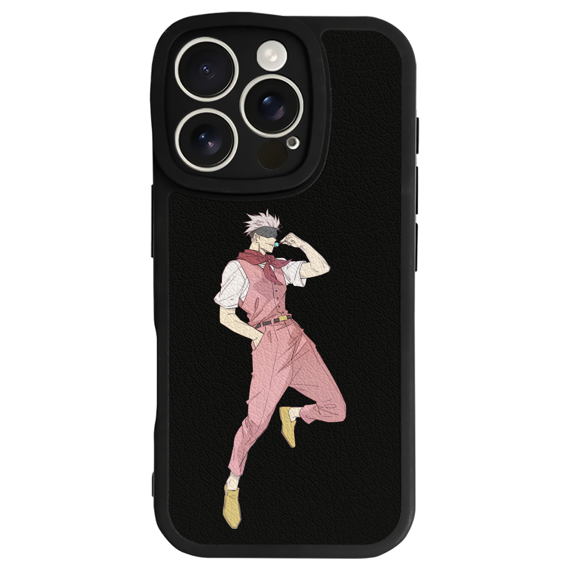 （画像用） 呪術廻戦 Jujutsu Kaisen 【iPhone 16シリーズ対応】シリコンスマホケース（レザー調） 材質：シリコン